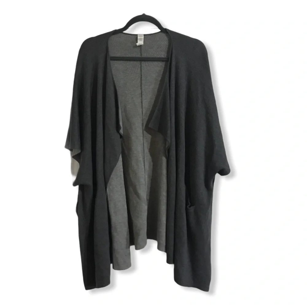 Lululemon After Asana Wrap Heathered Dark Carbon